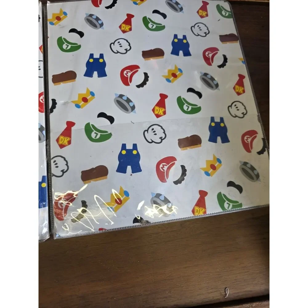Super Mario Binder & Folder Pre-owned Blue School